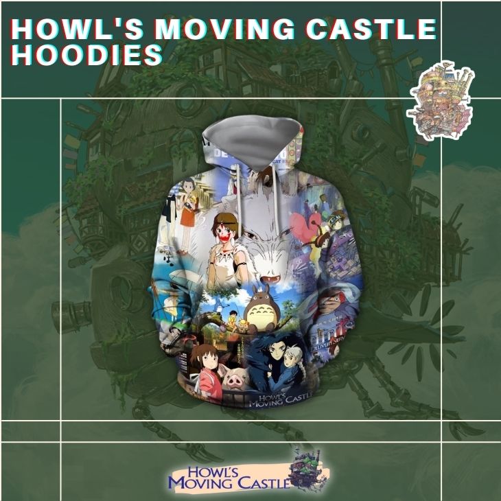 howls moving castle hoodies - Howl's Moving Castle Merch