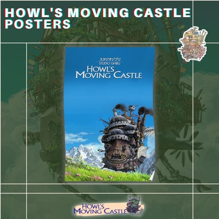howls moving castle posters 1 - Howl's Moving Castle Merch