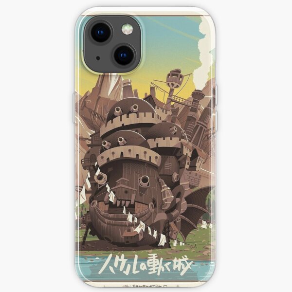 Vintage Howl's Moving Castle iPhone Soft Case RB2507 product Offical howl moving castle Merch