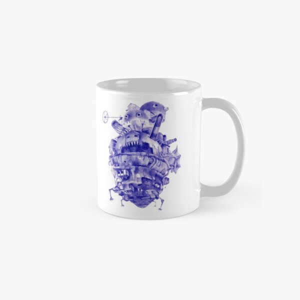 Howl's Moving Castle in Blue Classic Mug RB2507 product Offical howl moving castle Merch