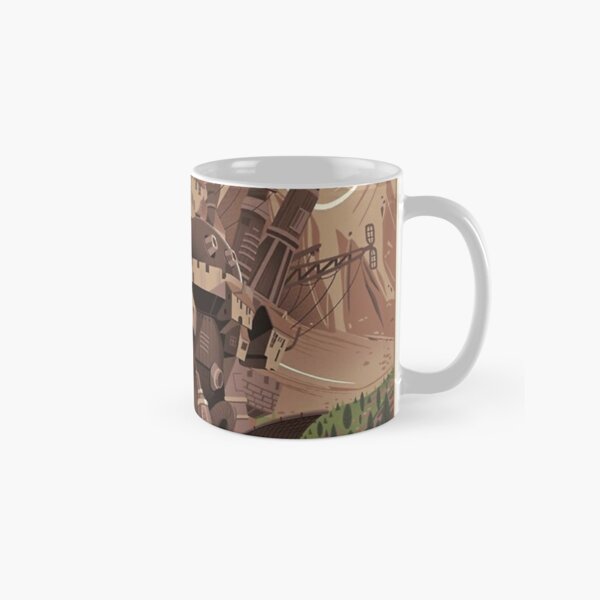 vintage howl's moving castle Classic Mug RB2507 product Offical howl moving castle Merch