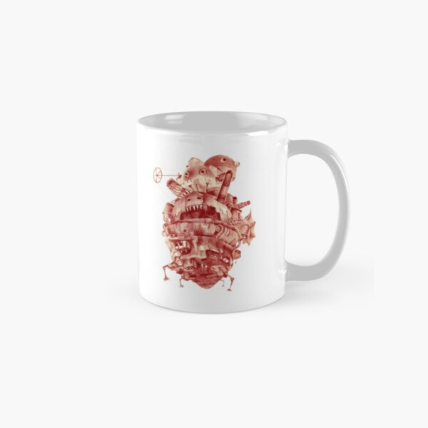 howl's moving castle in red Classic Mug RB2507 product Offical howl moving castle Merch