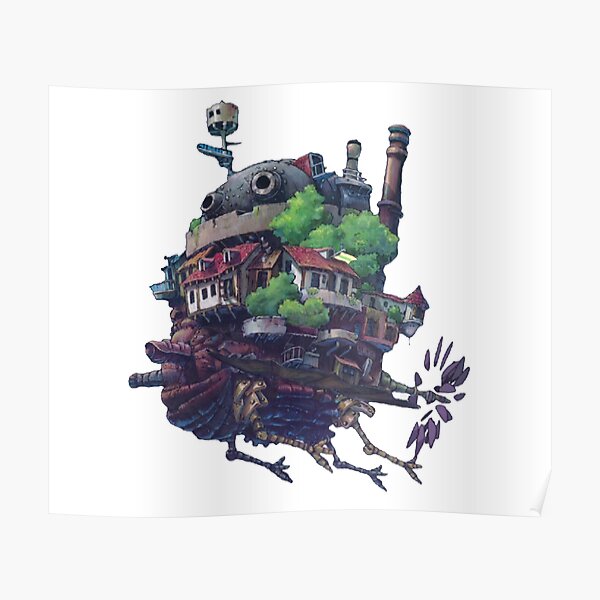 Best Selling Howl's Moving Castle Poster RB2507 product Offical howl moving castle Merch