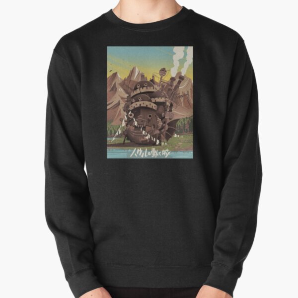 vintage howl's moving castle Pullover Sweatshirt RB2507 product Offical howl moving castle Merch