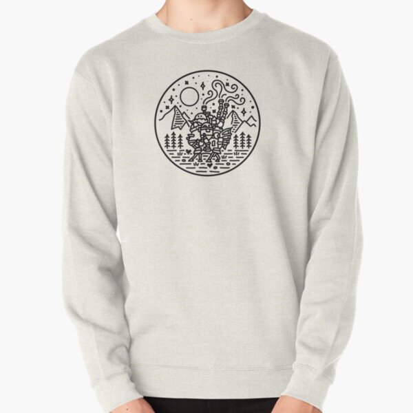 Howl's moving castle - black outline Pullover Sweatshirt RB2507 product Offical howl moving castle Merch