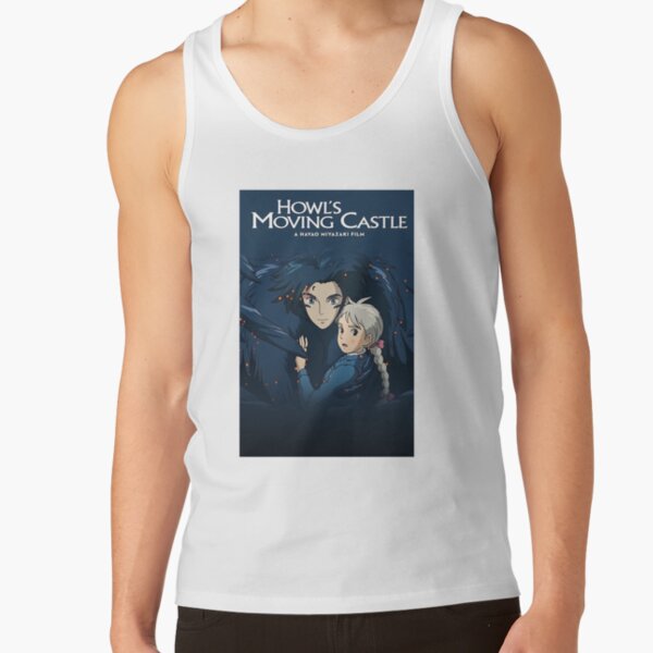 Howl's Moving Castle Poster Tank Top RB2507 product Offical howl moving castle Merch