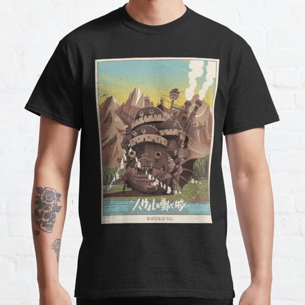 howl's moving castle poster Classic T-Shirt RB2507 product Offical howl moving castle Merch
