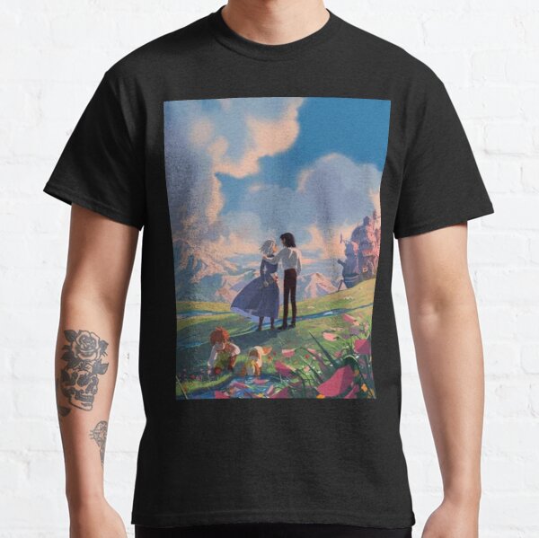 howl's moving castle print Classic T-Shirt RB2507 product Offical howl moving castle Merch