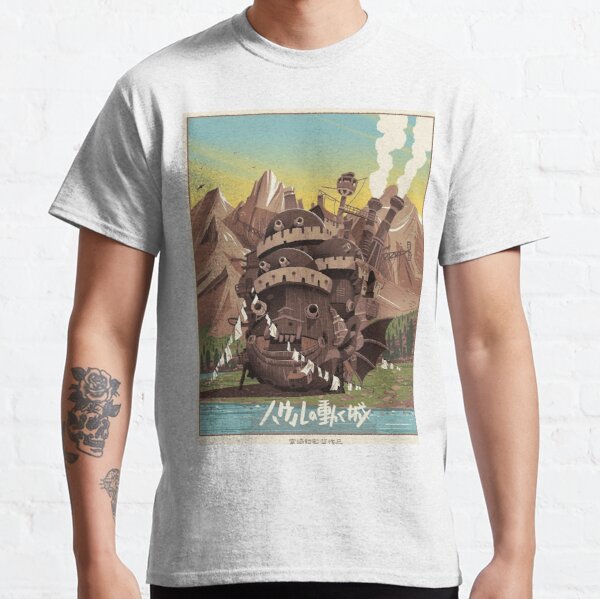 Vintage Howl's Moving Castle Classic T-Shirt RB2507 product Offical howl moving castle Merch