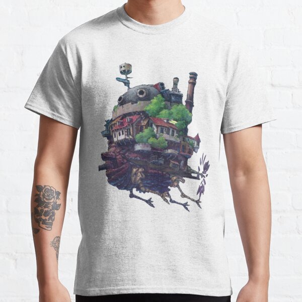 Best Selling Howl's Moving Castle Classic T-Shirt RB2507 product Offical howl moving castle Merch
