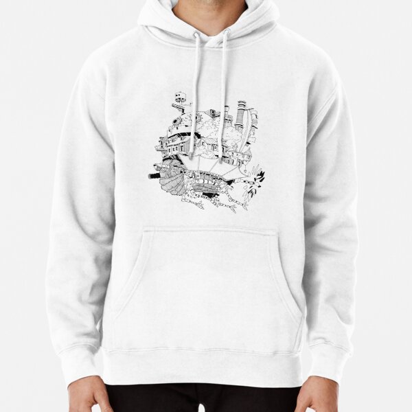 Howl's moving castle Pullover Hoodie RB2507 product Offical howl moving castle Merch