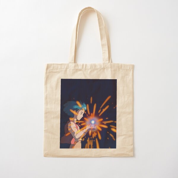 Howl's Moving Castle Cotton Tote Bag RB2507 product Offical howl moving castle Merch