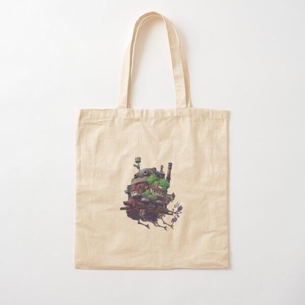Best Selling Howl's Moving Castle Cotton Tote Bag RB2507 product Offical howl moving castle Merch
