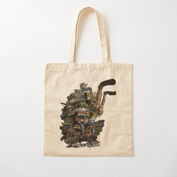 Howl's Moving Castle Cotton Tote Bag RB2507 product Offical howl moving castle Merch