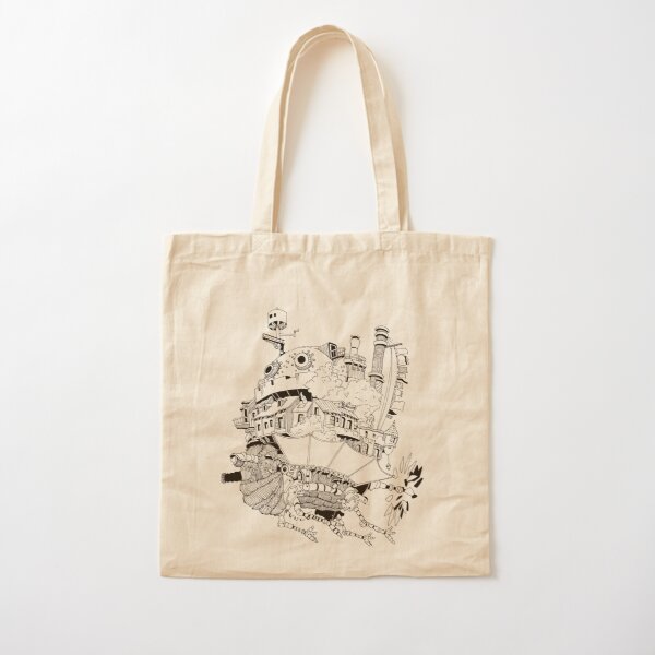 Howl's moving castle Cotton Tote Bag RB2507 product Offical howl moving castle Merch