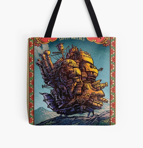 Howl's moving castle  Matches Version All Over Print Tote Bag RB2507 product Offical howl moving castle Merch