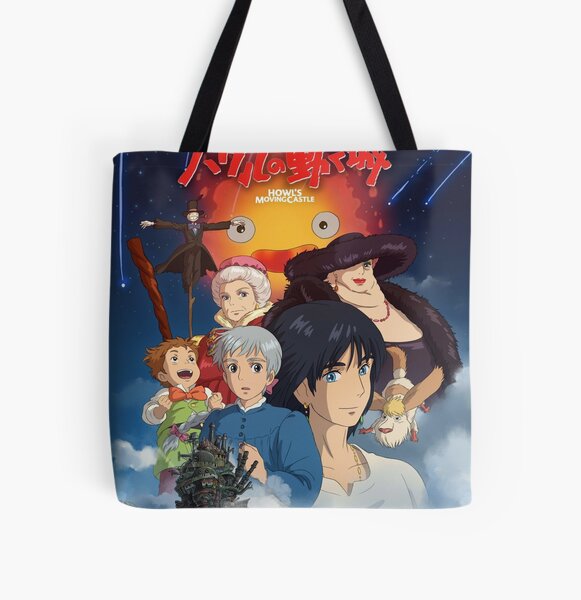 howl's moving castle  All Over Print Tote Bag RB2507 product Offical howl moving castle Merch