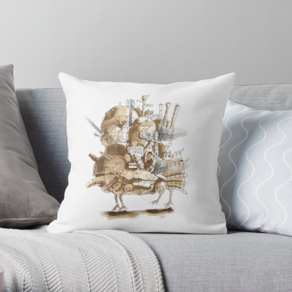 howl howl howl's moving castle Throw Pillow RB2507 product Offical howl moving castle Merch