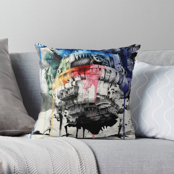 Howl's Moving Castle Throw Pillow RB2507 product Offical howl moving castle Merch