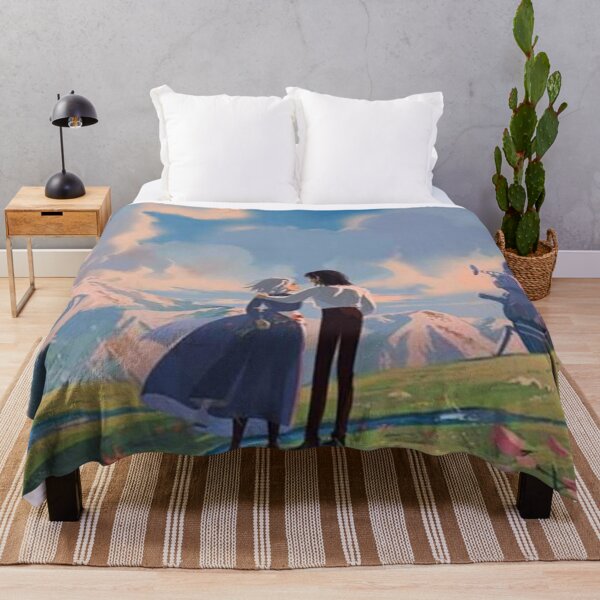 howl's moving castle print Throw Blanket RB2507 product Offical howl moving castle Merch