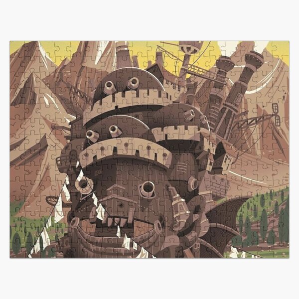 vintage howl's moving castle Jigsaw Puzzle RB2507 product Offical howl moving castle Merch