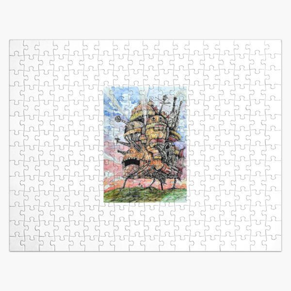 Howl's Howl's Moving Castle ink and watercolor drawing Jigsaw Puzzle RB2507 product Offical howl moving castle Merch