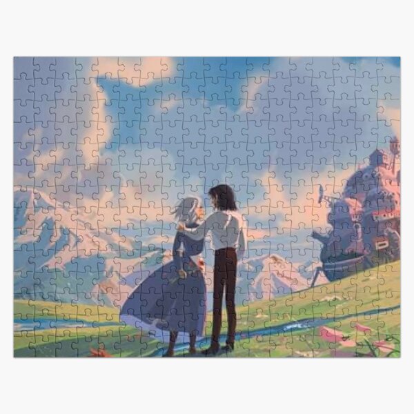 howl's moving castle print Jigsaw Puzzle RB2507 product Offical howl moving castle Merch