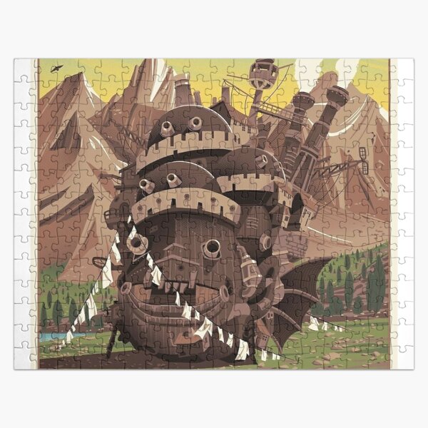 Vintage Howl's Moving Castle Jigsaw Puzzle RB2507 product Offical howl moving castle Merch